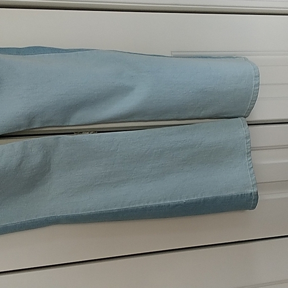 K Kardashian Premium Denim Boot cut Kiara Jeans Two Tone Sz 14 - Picture 7 of 15